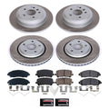 Power Stop 16-22 Honda Pilot Front and Rear Semi-Coated Rotor Kit