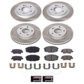 Power Stop 2018 Hyundai Elantra GT Front and Rear Semi-Coated Rotor Kit