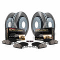 Power Stop 16-18 Hyundai Tucson Front and Rear Semi-Coated Rotor Kit