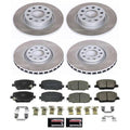 Power Stop 17-22 Jeep Compass Front and Rear Semi-Coated Rotor Kit