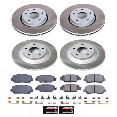 Power Stop 16-23 Mazda CX-5 Front and Rear Semi-Coated Rotor Kit