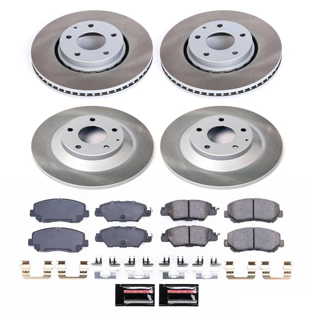 Power Stop 16-23 Mazda CX-5 Front and Rear Semi-Coated Rotor Kit