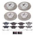 Power Stop 12-13 Volvo C30 Front and Rear Semi-Coated Rotor Kit