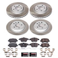 Power Stop 15-18 Volvo S60 Front and Rear Semi-Coated Rotor Kit