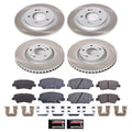 Power Stop 13-15 Kia Optima Front and Rear Semi-Coated Rotor Kit