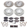Power Stop 2010 Volkswagen Golf Front and Rear Semi-Coated Rotor Kit