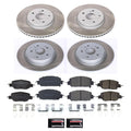 Power Stop 17-23 Honda CR-V Front and Rear Semi-Coated Rotor Kit
