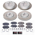Power Stop 17-22 Kia Sportage Front and Rear Semi-Coated Rotor Kit
