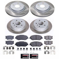 Power Stop 18-23 Toyota Camry Front and Rear Semi-Coated Rotor Kit
