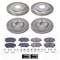 Power Stop 17-22 Kia Sportage Front and Rear Semi-Coated Rotor Kit