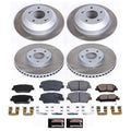 Power Stop 13-18 Hyundai Santa Fe Sport Front and Rear Semi-Coated Rotor Kit