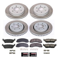 Power Stop 18-21 Ford Expedition Front and Rear Semi-Coated Rotor Kit