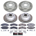 Power Stop 05-06 GMC Sierra 1500 Front and Rear Semi-Coated Rotor Kit