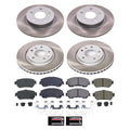 Power Stop 18-20 Nissan Rogue Front and Rear Semi-Coated Rotor Kit