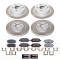Power Stop 2019 Nissan Sentra Front and Rear Semi-Coated Rotor Kit