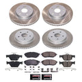 Power Stop 2015 Subaru Legacy Front and Rear Semi-Coated Rotor Kit