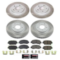 Power Stop 18-20 Mitsubishi Eclipse Cross Front and Rear Semi-Coated Rotor Kit