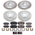 Power Stop 2017 Kia Optima Front and Rear Semi-Coated Rotor Kit