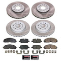 Power Stop 21-22 Buick Enclave Front and Rear Semi-Coated Rotor Kit