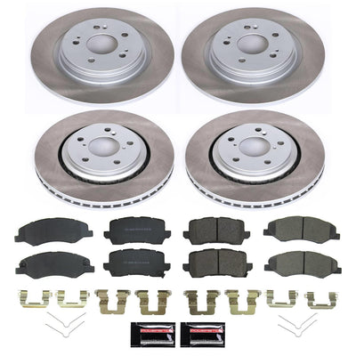 Power Stop 21-22 Honda Odyssey Front and Rear Semi-Coated Rotor Kit