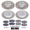 Power Stop 13-14 Ford Edge Front and Rear Semi-Coated Rotor Kit