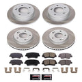 Power Stop 2016 Hyundai Veloster Front and Rear Semi-Coated Rotor Kit