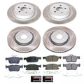 Power Stop 17-20 Lincoln MKZ Front and Rear Semi-Coated Rotor Kit