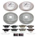 Power Stop 17-20 Lincoln Continental Front and Rear Semi-Coated Rotor Kit