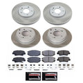 Power Stop 09-10 Hyundai Sonata Front and Rear Semi-Coated Rotor Kit