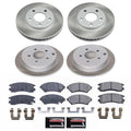 Power Stop 02-04 Oldsmobile Silhouette Front and Rear Semi-Coated Rotor Kit
