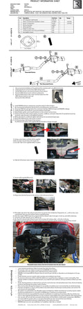 REMARK 2022+ Toyota GR Corolla Catback Exhaust - Dual Tips Center Exit (SS)