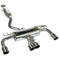 REMARK 2022+ Toyota GR Corolla Catback Exhaust - Dual Tips Center Exit (Burnt SS)