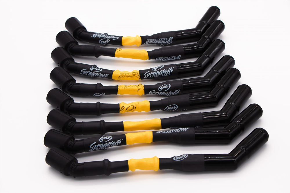 Granatelli 99-22 GM Car 6.0L/6.2L LS2/LS3/LSA Hi-Perf Wire Conn Kit w/Blue Sleeve/Ceramic Boots