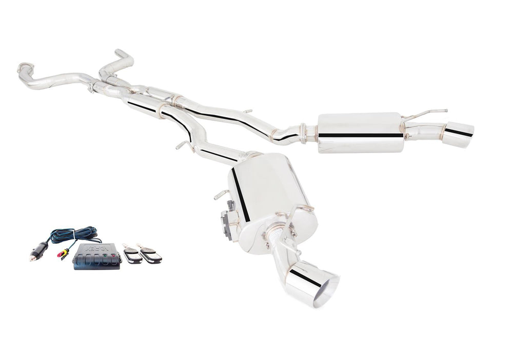 1619 CAMARO SS TWIN 3IN SS CAT BACK SYSTEM W/ DUAL VAREX REAR MUFFLERS W/ SINGL