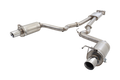 1517 MUSTANG GT TWIN 3IN SS CATBACK EXHAUST SYSTEM W/ ROUND VAREX MUFFLERS