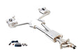 1517 MUSTANG ECOBOOST/GT TWIN 2.5IN SS CATBACK EXHAUST SYS W/ 3IN OVAL VAREX M