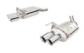 18C MUSTANG GT COUPE/CONV TWIN 3IN SS AXLEBACK EXHAUST SYS W/ OVAL MUFFLERS/QU