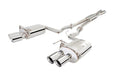 18C MUSTANG GT COUPE TWIN 3IN SS CATBACK EXHAUST SYS W/ OVAL VAREX MUFFLERS/QU
