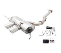 0914 VW GOLF MKVI R 3IN SS CAT BACK SYS W/ VAREX REAR MUFFLER