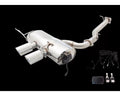 0914 VW GOLF MKVI R 3IN SS CAT BACK SYS W/ VAREX REAR MUFFLER