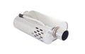 VAREX MUFFLER W/HIDDEN MOTOR/2.5IN INLET/OUTLET/OFFSET IN/CENTER OUT/ OVAL BODY
