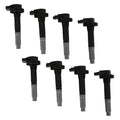 Direct Ignition Coil Kits Supercoil Series 2011-2016 Ford 5.0L Coyote Black 8-Pack ACCEL