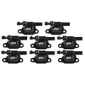 Gen V GM Coils, 2014 And Up, Black, Square 8 Pack Performance Coils For 2014 And Up GM Gen V Direct Injected Engines ACCEL