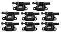Gen V GM Coils, 2014 And Up, Black, Square 8 Pack Performance Coils For 2014 And Up GM Gen V Direct Injected Engines ACCEL