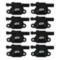 Gen V GM Coils, 2014 And Up, Black, Square 8 Pack Performance Coils For 2014 And Up GM Gen V Direct Injected Engines ACCEL