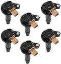 Direct Ignition Coil Kit Supercoil-2010-2016 Ford Ecoboost 3.5L V6- 6-Pack (3-Pin) Black Brand Supercoil Direct OEM Replacement ACCEL
