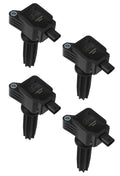 Direct Ignition Coil Kit- Supercoil-2012-2017 Ford Ecoboost 2.0L/2.3L L4 4-Pack Black Brand Supercoil Direct OEM Replacement ACCEL