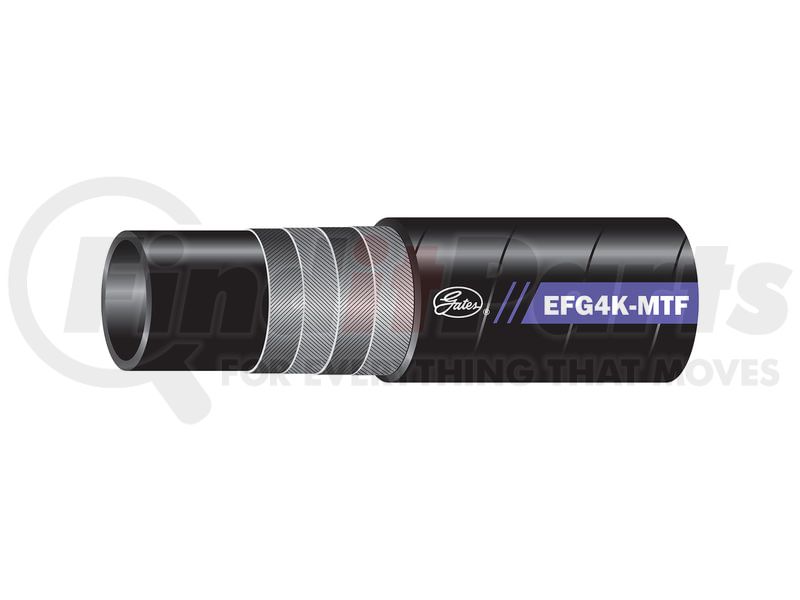 Gates 20EFG4K-MTFXCTN - EFG4K Spiral Wire Hose - MegaTuff Cover - 1 1/4 x 50 (4000 psi)