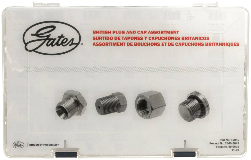 Gates BRIT PLUG/CAP ASST
