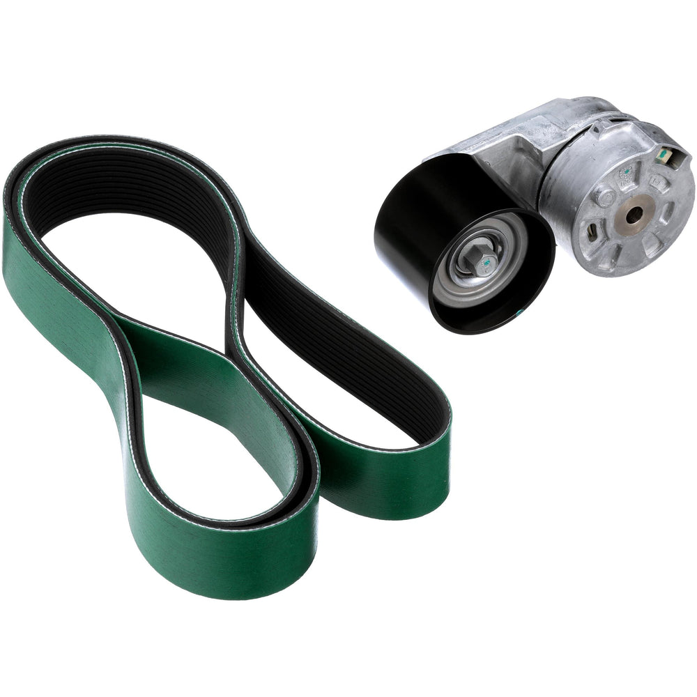 Gates 10-20 Freightliner Cascadia Cummins ISX15 Diesel Fan Alt. & W.P. Accessory Belt Drive Kit